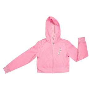 NEW FIREHOUSE girl's lightning cropped hoodie in pink